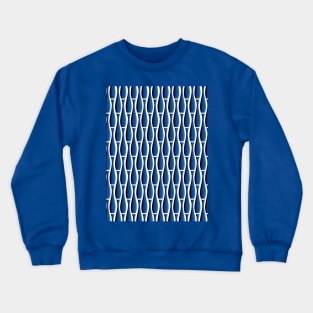 Blue geometric pattern Crewneck Sweatshirt